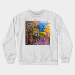 Street by the sea Crewneck Sweatshirt